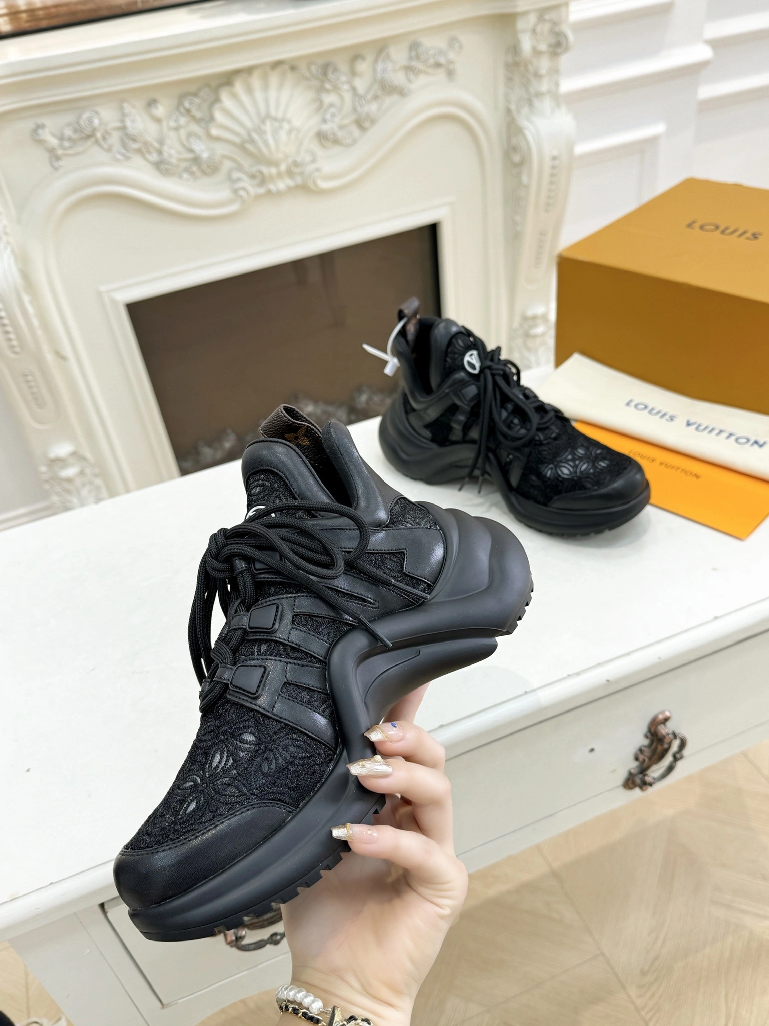 COCO-- 8V 1ACJ13 Thick soles：5.5CM cowhide sheepskin item:D-X000F0755